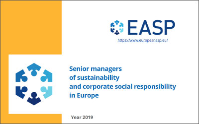 SURVEY EASP – Senior managers of sustainability and corporate social responsibility in Europe