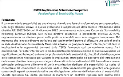 CSRD: Implicazioni, Soluzioni e Prospettive