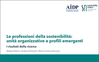 Le professioni della sostenibilità: unità organizzative e profili emergenti