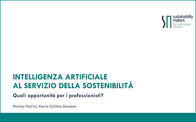 Intelligenza Artificiale al Servizio della Sostenibilità